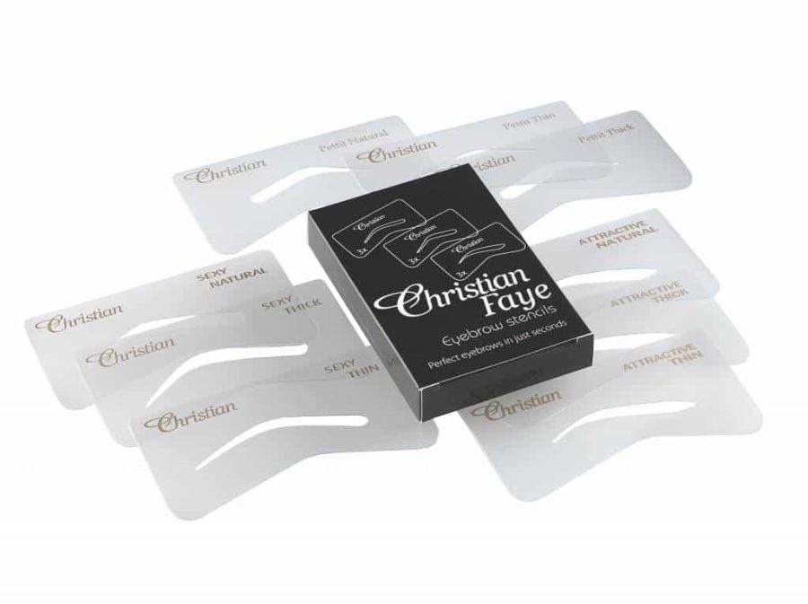 Christian Faye Eyebrow Stencils - Pack SPA (1)